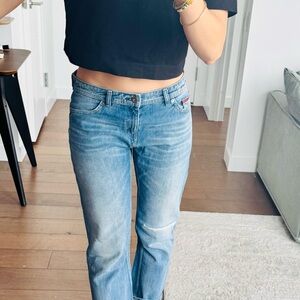 Tommy Hilfiger Denim STRAIGHT CROPPED REDHOOK MID RIG - 26/30